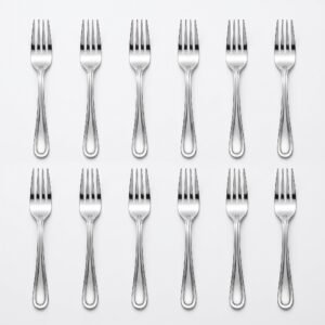 Classic Stainless Steel Dinner Fork Set