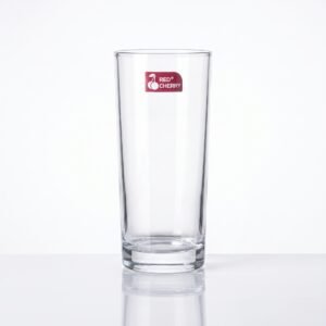 Red Cherry Premium Clear Glass Highball Tumbler